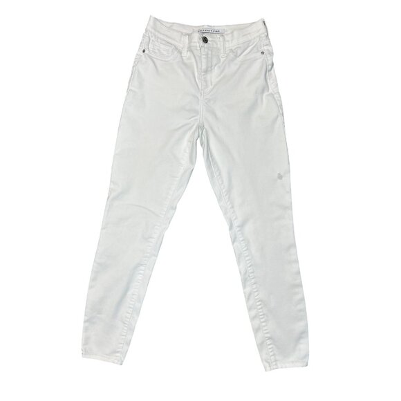 (5 for $25) Celebrity Pink High Rise Skinny Ankle Lightly Distressed Jeans - Picture 2 of 6